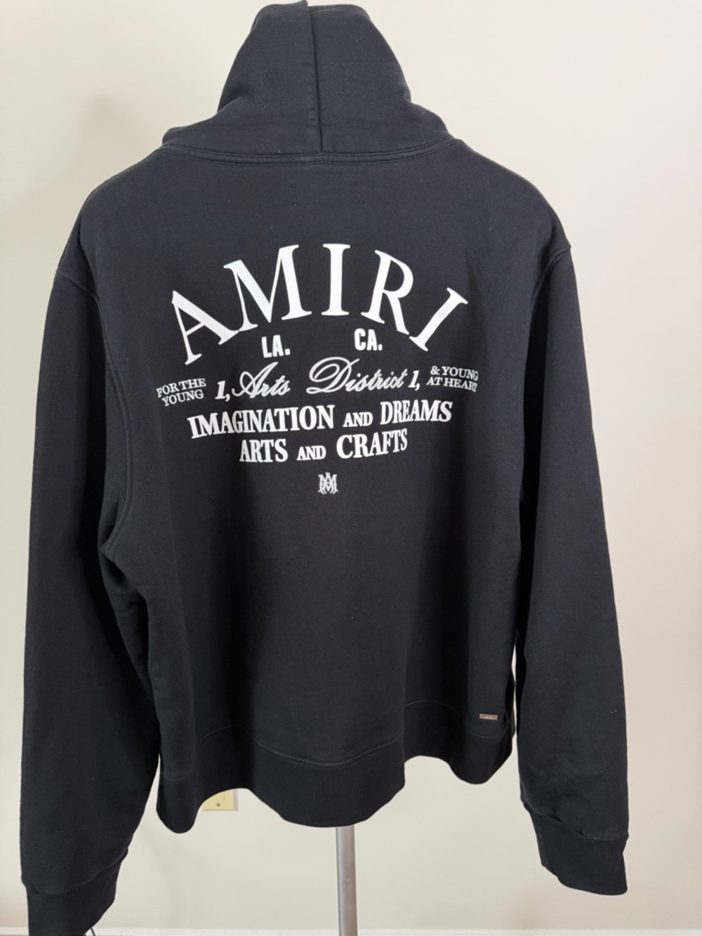 100% Authentic AMIRI Black Pullover Hoodie